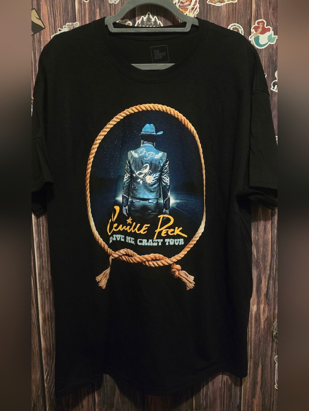 Orville Peck 'Drive Me, Crazy' Tour T.shirt- Black & Gold
